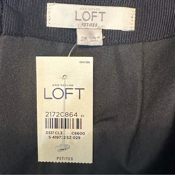 Loft Black Wrap Skirt - Picture 4 of 5